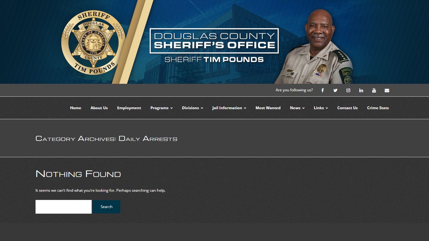 Daily Arrests – Douglas County Sheriff's Office (GA)